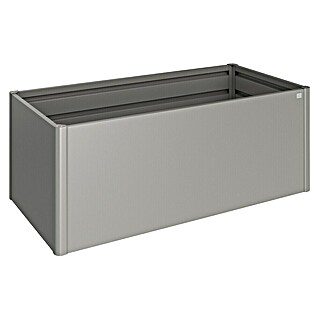 Biohort Hochbeet 2 x 1 (102 x 201 x 77 cm, Stahl, Quarzgrau Metallic)