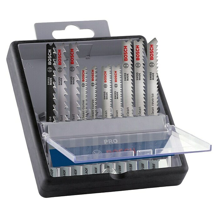 Bosch Professional Stichsägeblatt-Set (Hartholz/Laminat, 10 -tlg., T-Schaft) | BAUHAUS