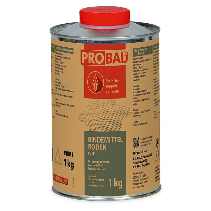 Probau Base para aglomerante (1 kg, Apto para: Pavimentos continuos de grava)