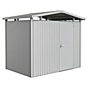 Biohort Gerätehaus Panorama (Silber Metallic, 1,98 x 2,73 m, Einzeltür)
