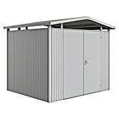 Biohort Gerätehaus Panorama (Silber Metallic, 2,38 x 2,73 m, Doppeltür)