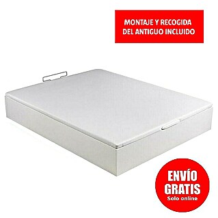 Espacio Descanso Canapé (L x An x Al: 190 x 135 x 32 cm, Blanco, Abatible)