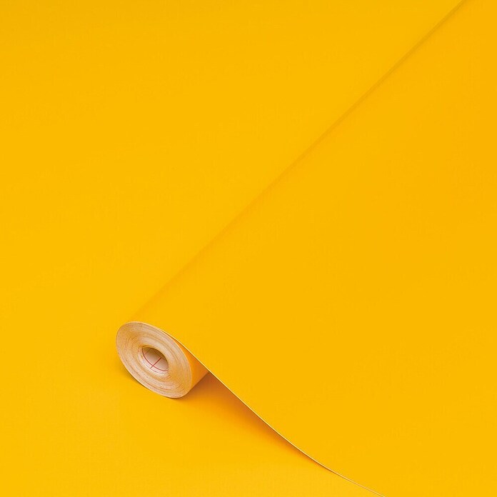 D-c-fix Lackeffektfolie (Gelb, 200 x 45 cm, Uni, Selbstklebend)