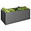 Biohort Hochbeet (102 x 201 cm, Stahlblech, Dunkelgrau Metallic)