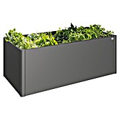 Biohort Hochbeet (102 x 201 cm, Stahlblech, Dunkelgrau Metallic)