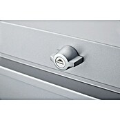Biohort Garten-Aufbewahrungsbox LoungeBox 200 (Silber Metallic, 200 x 84 x 88 cm, Stahlblech)