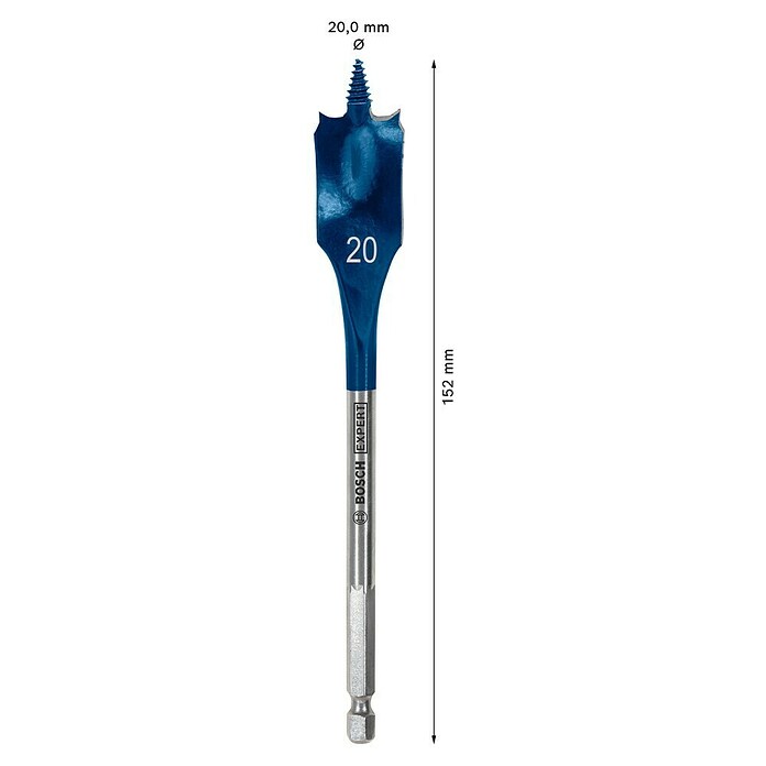 Bosch Expert Holzbohrer HEX (Durchmesser Bohrer: 20 mm, Sechskant) | BAUHAUS