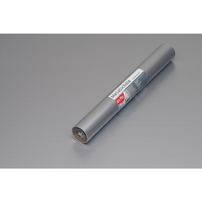 D-c-fix Metalleffektfolie (150 x 45 cm, Silber, Matt, Selbstklebend)