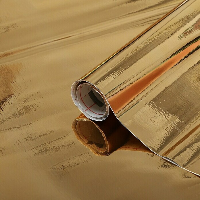 D-c-fix Metalleffektfolie (150 x 45 cm, Gold, Metallic, Selbstklebend)