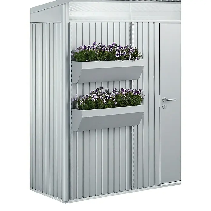 Geli Pflanzkasten-Einsatz Easy (Auenma (L x B x H): 37 x 10 x 10 cm,  Kunststoff, Betongrau) | BAUHAUS