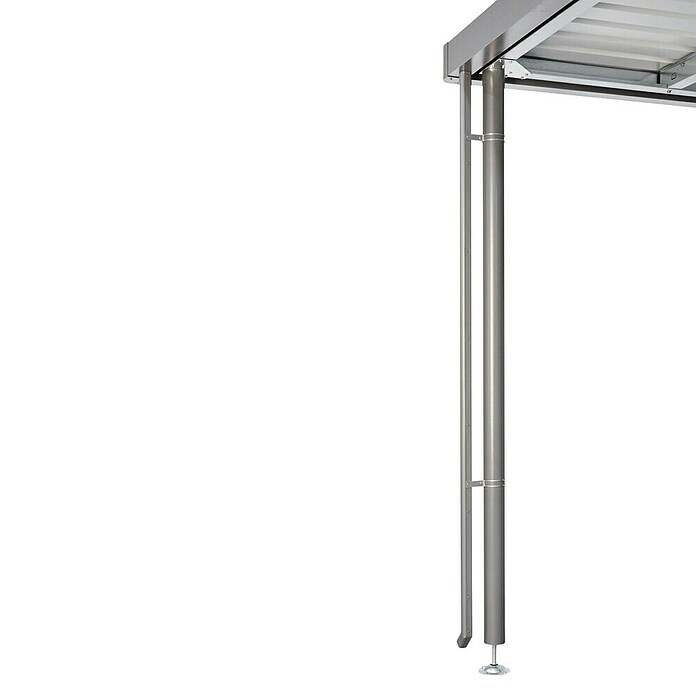 Biohort HighLine Regenfallrohr-Set (Passend für: Biohort Gerätehaus HighLine, Quarzgrau Metallic, 205,5 cm)