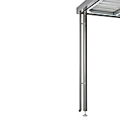 Biohort HighLine Regenfallrohr-Set (Passend für: Biohort Gerätehaus HighLine, Quarzgrau Metallic, 205,5 cm)