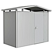 Biohort Gerätehaus Panorama (Silber Metallic, 1,58 x 2,73 m, Einzeltür)