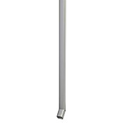 Biohort HighLine Set okomitih oluka (Namijenjeno za: Biohort Gerätehaus HighLine, Metalik srebrno, 205,5 cm)