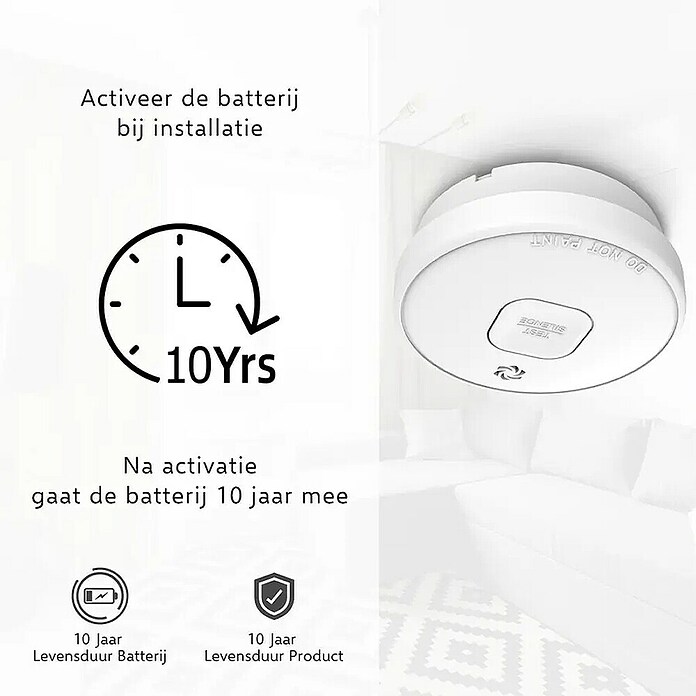 Smartwares Rookmelder RM520 (3 st., Levensduur batterij: 10 jaar) | BAUHAUS