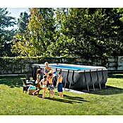 Intex Frame-Pool-Set Ultra Quadra XTR (L x B x H: 549 x 274 x 132 cm, Fassungsvermögen: 17,2 m³, Dunkelgrau)
