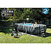 Intex Frame-Pool-Set Ultra Quadra XTR (L x B x H: 549 x 274 x 132 cm, Fassungsvermögen: 17,2 m³, Dunkelgrau)