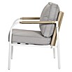 Sunfun Conjunto de muebles Anabel (3 pzs., Ratán sintética/Acero, Beige/Gris) | BAUHAUS