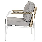 Sunfun Conjunto de muebles Anabel (3 pzs., Ratán sintética/Acero, Beige/Gris) | BAUHAUS