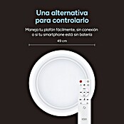 Ksix Plafón LED redondo inteligente Sfera (35 W, Ø x Al: 49 x 8 cm, Blanco, RGB) | BAUHAUS