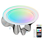 Ksix Plafón LED redondo inteligente Sfera (35 W, Ø x Al: 49 x 8 cm, Blanco, RGB) | BAUHAUS