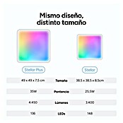 Ksix Plafón LED Smart Stellar Plus (35 W, L x An x Al: 49 x 49 x 7,5 cm, Blanco, RGB) | BAUHAUS