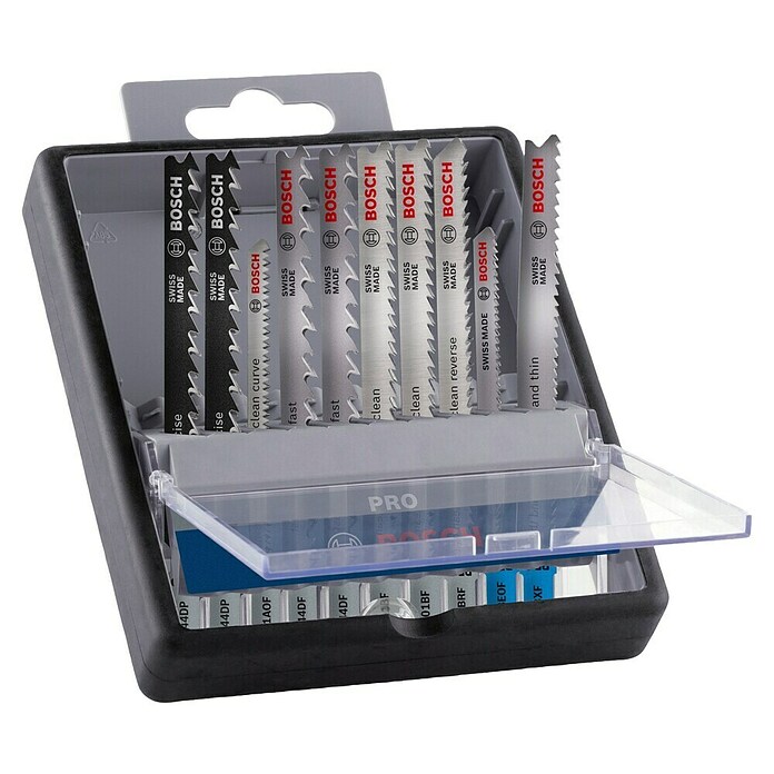 Bosch Professional Stichsägeblatt-Set (Holz/Metall, 10 -tlg., T-Schaft) | BAUHAUS
