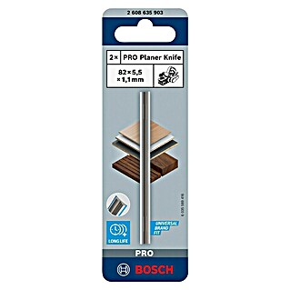 Bosch Professional Hobelmesser (Länge: 82 mm, Wendemesser, 2 -tlg.)