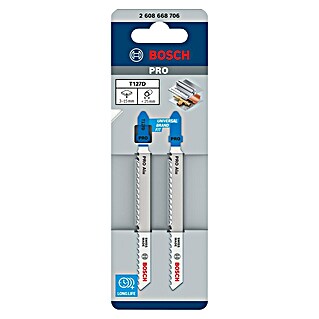 Bosch Professional Stichsägeblatt T127D (Aluminium, 2 -tlg., T-Schaft)