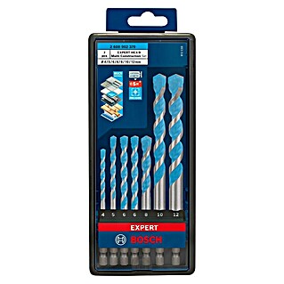 Bosch Expert Mehrzweck-Bohrer-Set HEX-9 (7 -tlg., Sechskant)