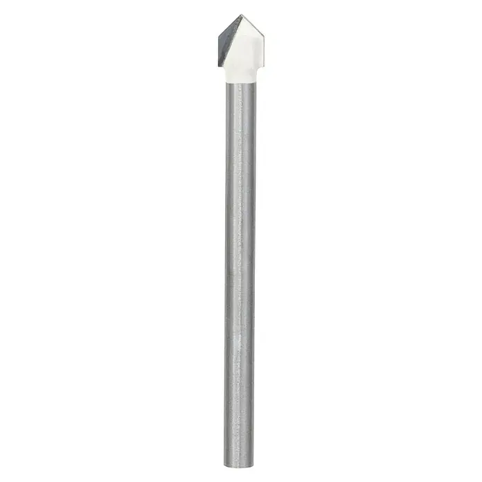 Bosch Fliesenbohrer CYL-9 SoftCeramic - Durchmesser Bohrer: 8 mm, 1 Stk. - Metallbohrer mit einem weißen Bohrkopf. Ideal für präzise Bohrarbeiten in verschiedenen Materialien.
