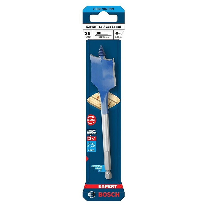 Bosch Expert Holzbohrer HEX (Durchmesser Bohrer: 26 mm, Sechskant) | BAUHAUS