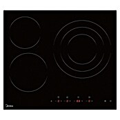 Midea Placa de cocción vitrocerámica MCH522T219K0 (Número de fogones estándar: 3 ud.) | BAUHAUS