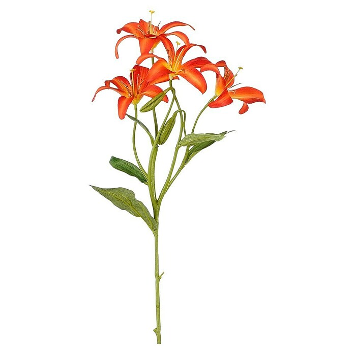 Kunstblume Lilie (63 cm, Orange, Kunststoff) | BAUHAUS
