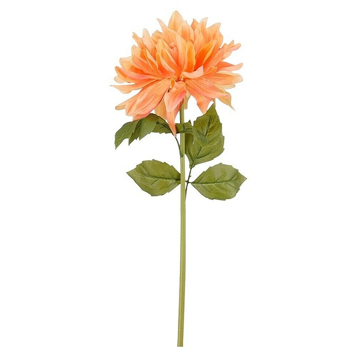 Edelmann Kunstblume Dahlie (61 cm, Orange, Kunststoff) | BAUHAUS