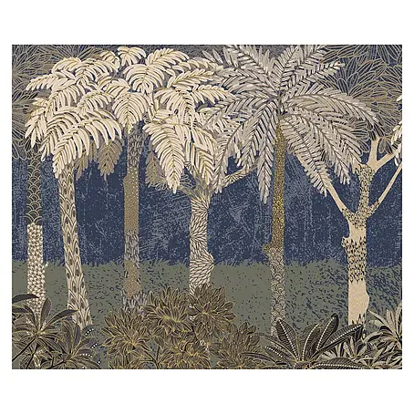 Komar  Fototapete Blue Palm Jungle