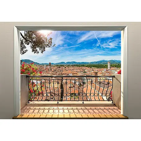 Komar  Fototapete Balcony