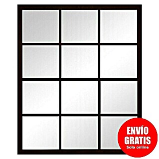 Espejo de pared Siena (80 x 120 cm, Negro)