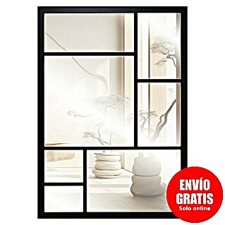 Espejo de pared Pop (70 x 100 cm, Negro)