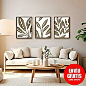 Cuadro de madera Floral Set de 3 (Floral, An x Al: 50 x 70 cm, 3 pzs.) | BAUHAUS