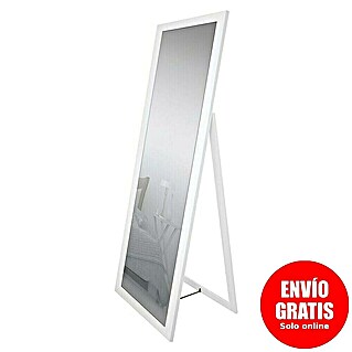 Espejo vertical de pie 248 (50 x 160 cm, Blanco, Madera)