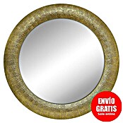 Espejo de pared Jordania (Diámetro: 80 cm, Oro) | BAUHAUS