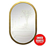 Espejo de pared Ovalado (45 x 70 cm, Oro betún) | BAUHAUS