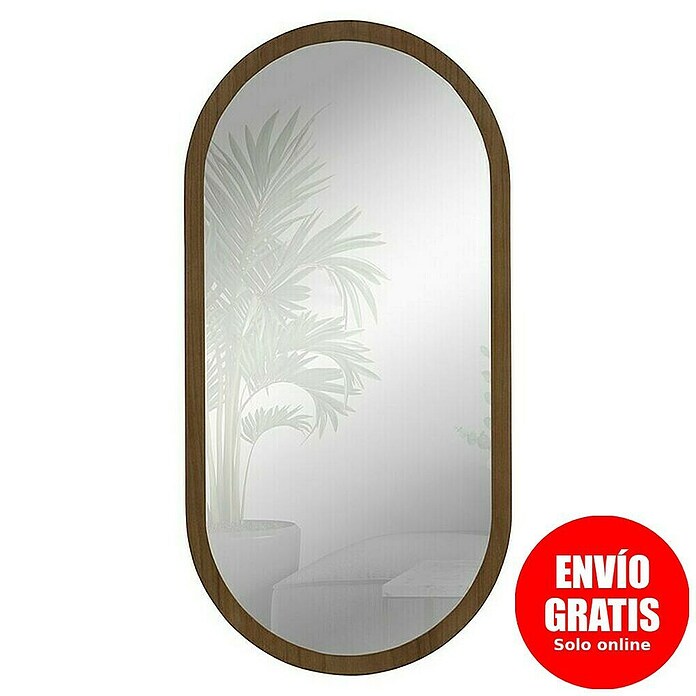 Espejo de pared Alba (58 x 118 cm, Tabaco) | BAUHAUS