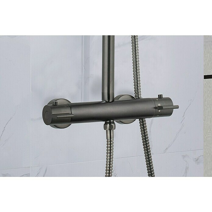 EMKE 700mm tot 1200mm Telescopische Bar Ondersteuning Bar Rvs voor Natte Kamer Douche Scherm, Bad Panel, Past 8-10mm Glas