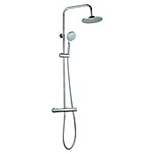 Camargue Douchesysteem Regendouche (Aantal straalsoorten: 2 st., Chroom, Diameter douchekop: 22 cm) | BAUHAUS