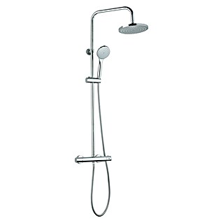 Camargue Douchesysteem Regendouche (Aantal straalsoorten: 2 st., Chroom, Diameter douchekop: 22 cm)