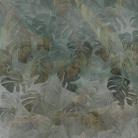 Komar  Fototapete Monstera Gold