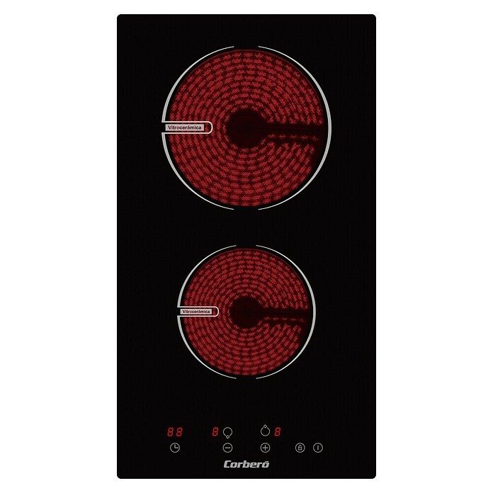 Corberó Placa de cocción vitrocerámica CCVG205D (Número de fogones estándar: 2 ud.) | BAUHAUS