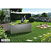 Biohort Hochbeet (L x B x H: 152 x 152 x 77 cm, Stahl, Quarzgrau Metallic) | BAUHAUS